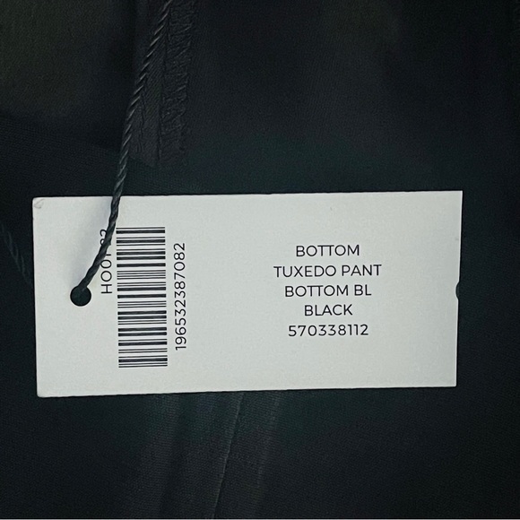 Chico’s Black Label Crepe Flow Tuxedo Pants Classic Fit Zipper Lightweight - Picture 6 of 8